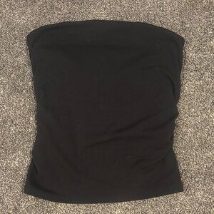 PacSun Black Strapless Crop Top